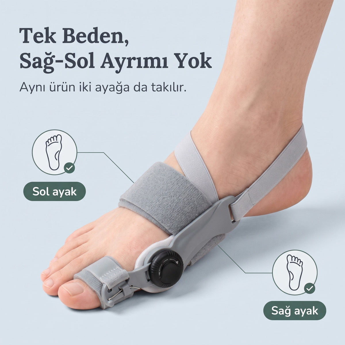 Hallux Valgus Ayarlı Ayak Ateli
